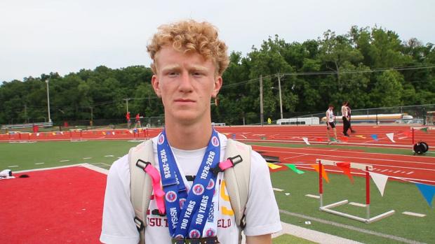 Carson Driemeier 1st in SR 7:55 4x8-1st 3200 9:06-2nd 1600