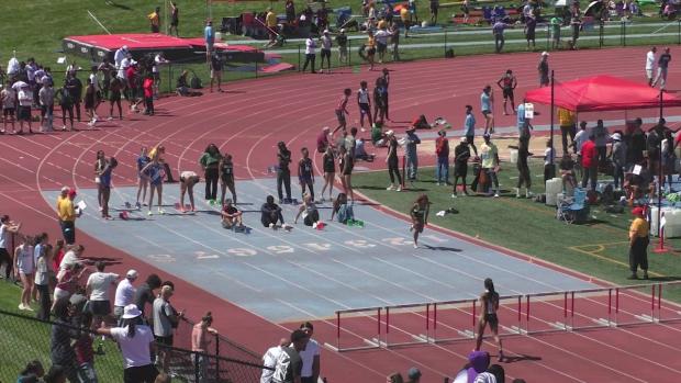 Girls 100 Hurdles Prelims Heat 3 - NJSIAA MOCs
