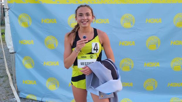 Ella Messner (STA) Fierce Kick To Cap Off 4:54.65 MO Mile