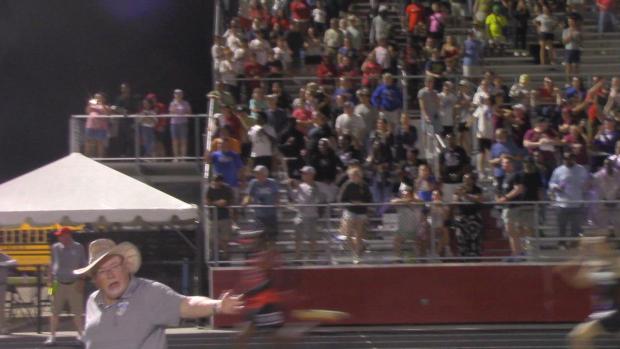 Finishing 4x400 of section 3 and aftermath