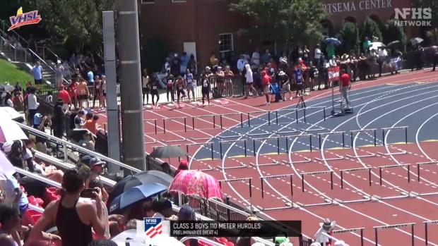4A Boys 110 Hurdles Prelims Heat 1