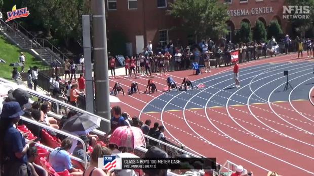 4A Boys 100 Prelims Heat 2