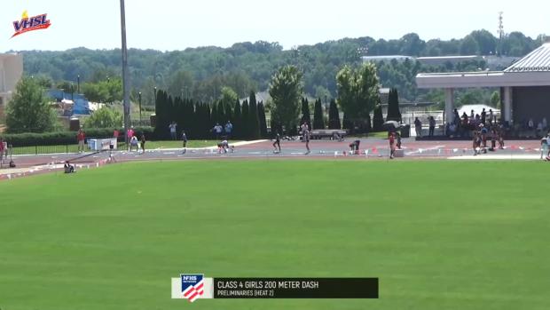 4A Girls 200 Prelims Heat 2