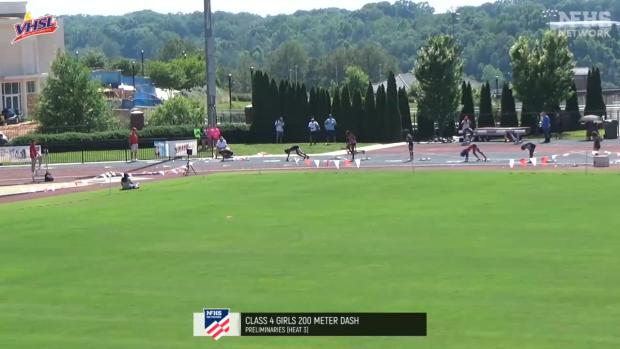 4A Girls 200 Prelims Heat 3