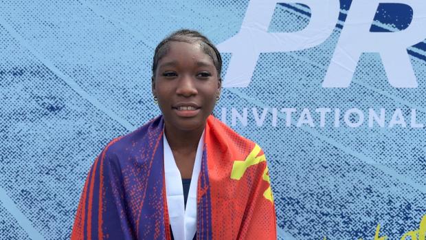 Alexandrea Fraser after MS 800m win in 2:12.81!