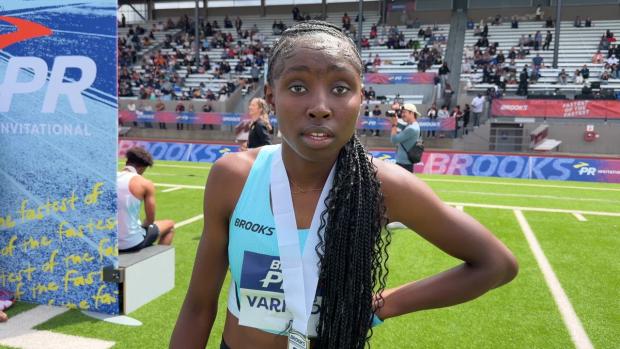 Saniah Varnado after 400m Runner-Up Finish in 52.99
