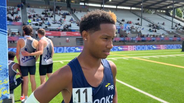 Gunner Hammett after MS 800m win in 1:54.94