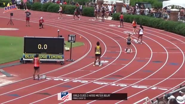 3A Girls 4x100 Relay Finals Section 3