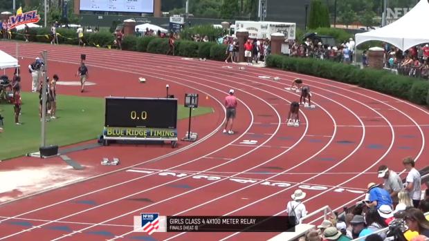 4A Girls 4x100 Relay Finals Section 1