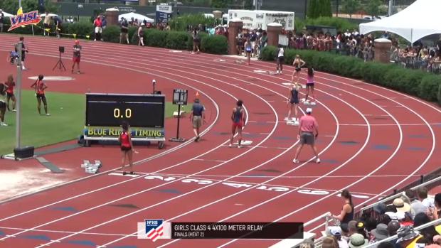 4A Girls 4x100 Relay Finals Section 2