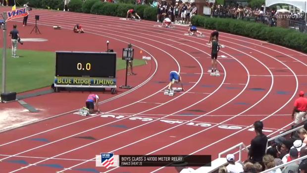 3A Boys 4x100 Relay Finals Section 2