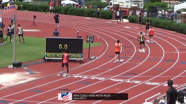 3A Boys 4x100 Relay Finals Section 3