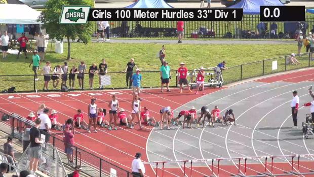 Division 1 100 Hurdles Finals