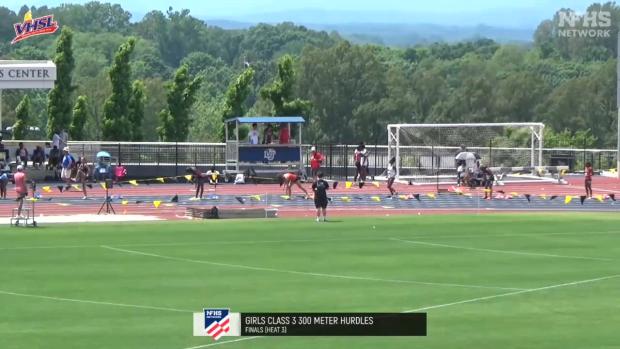 3A Girls 300 Hurdles Finals Section 3