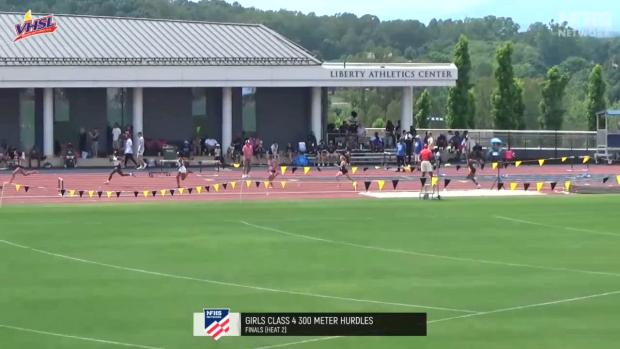 4A Girls 300 Hurdles Finals Section 2