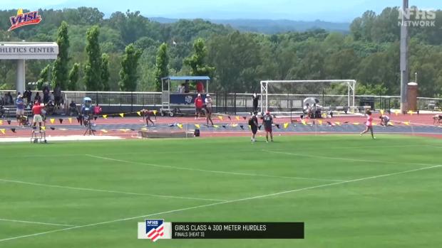 4A Girls 300 Hurdles Finals Section 3