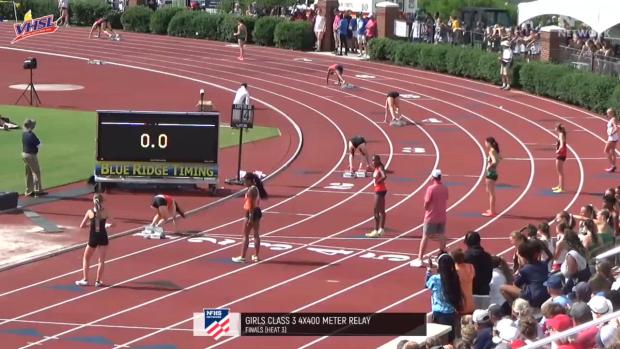 3A Girls 4x400 Relay Finals Section 3