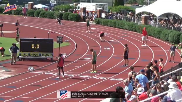 3A Boys 4x400 Relay Finals Section 1