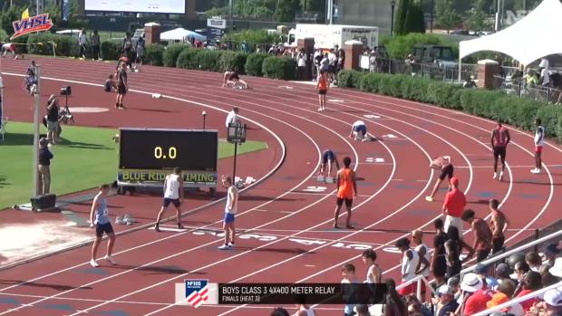 3A Boys 4x400 Relay Finals Section 3
