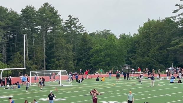 High School Girl's 200m Dash Heat 3