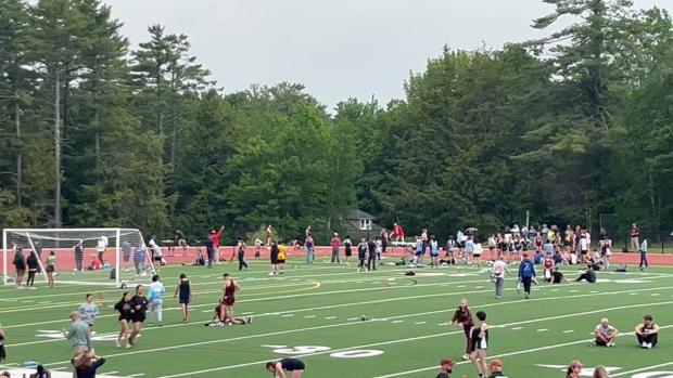 High School Girl's 200m Dash Heat 2