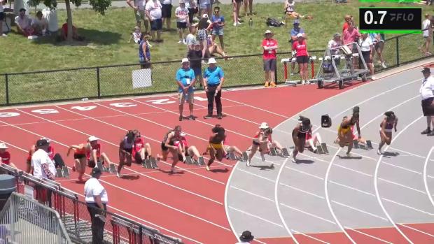 Division 4 Girls 100 Finals Section 1