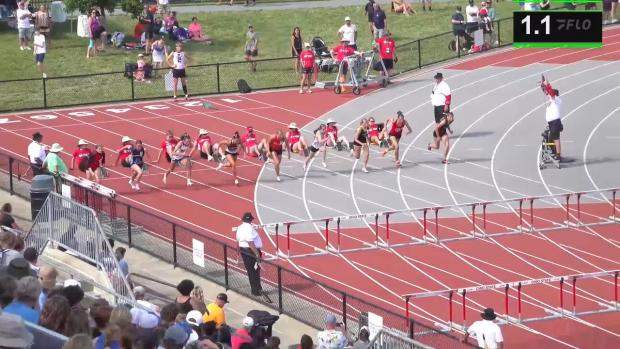 Division 5 Girls 100 Hurdles Finals Section 1
