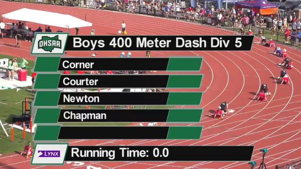Division 5 Boys 400 Finals Section 1