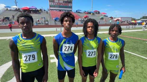 Fellowship of Champions Wins 17-18 4x100; 42.86