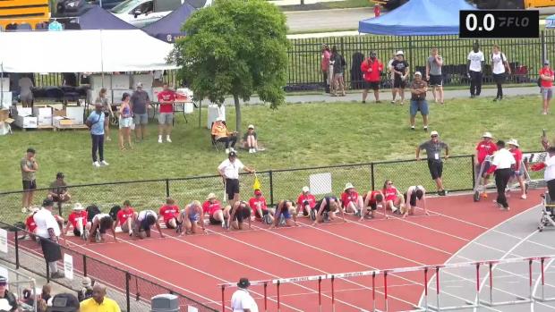 Division 1 Boys 110 Hurdles Prelims Heat 2