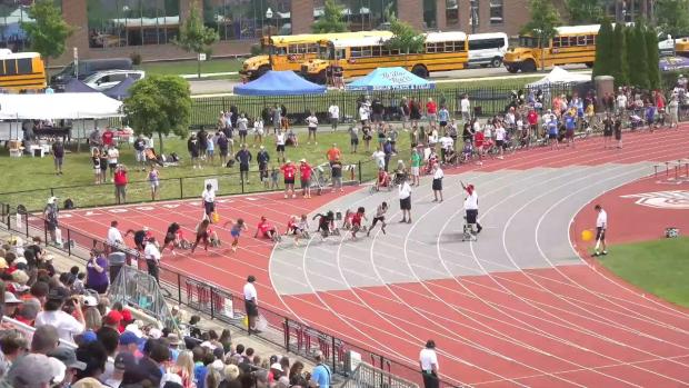 Division 1 Boys 100 Prelims Heat 2