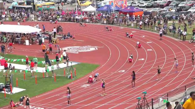 Division 1 Girls 4x400 Relay Prelims Heat 2