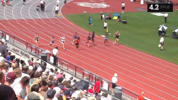 Division 2 Girls 100 Prelims Heat 2
