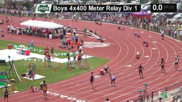 Division 1 Boys 4x400 Relay Finals Section 1