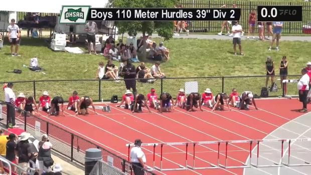 Division 2 Boys 110 Hurdles Finals Section 1