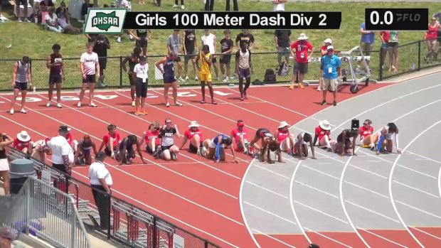 Division 2 Girls 100 Finals Section 1
