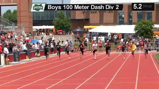 Division 2 Boys 100 Finals Section 1