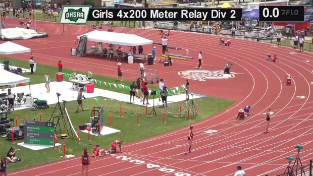 Division 2 Girls 4x200 Relay Finals Section 1