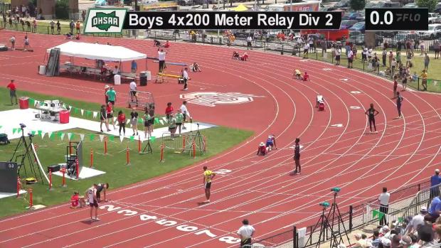 Division 2 Boys 4x200 Relay Finals Section 1