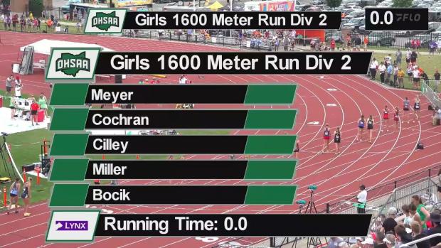 Division 2 Girls 1600 Finals Section 1