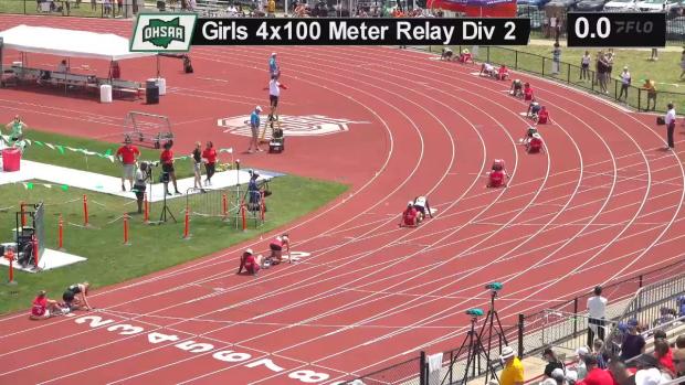 Division 2 Girls 4x100 Relay Finals Section 1