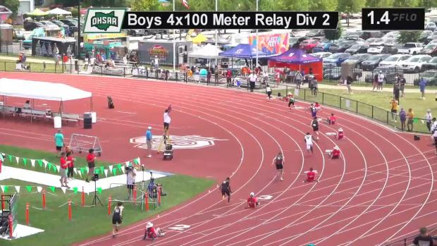 Division 2 Boys 4x100 Relay Finals Section 1