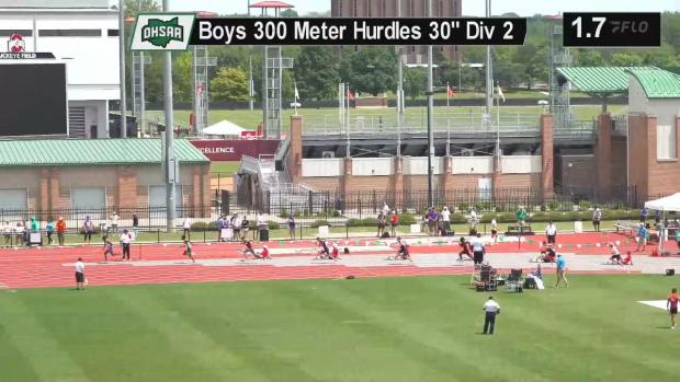 Division 2 Boys 300 Hurdles Finals Section 1