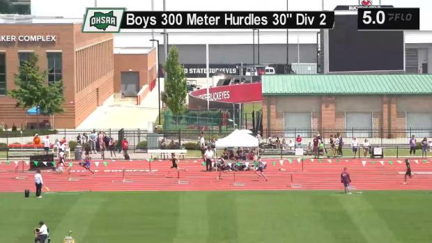 Division 2 Boys 300 Hurdles Finals Section 2