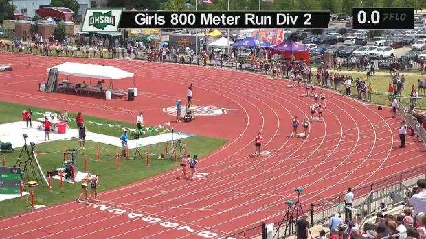 Division 2 Girls 800 Finals Section 1