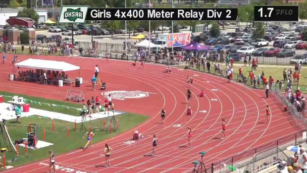 Division 2 Girls 4x400 Relay Finals Section 1