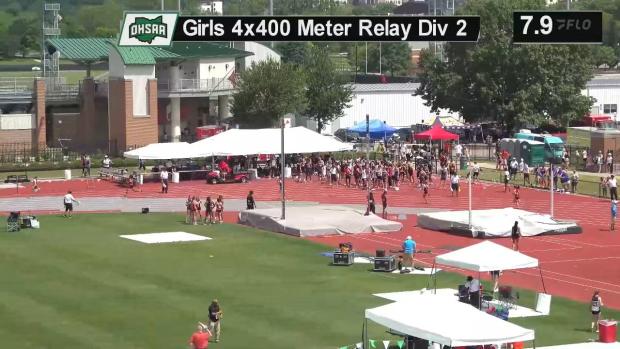 Division 2 Girls 4x400 Relay Finals Section 2