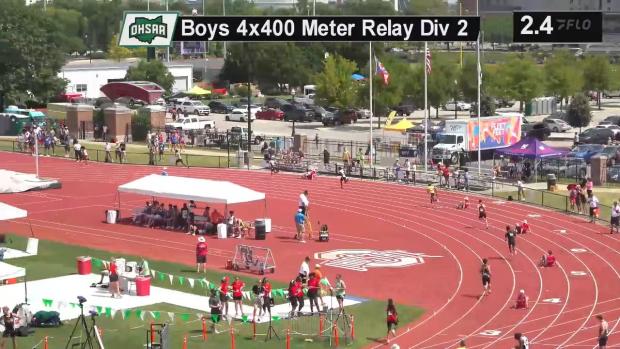 Division 2 Boys 4x400 Relay Finals Section 2