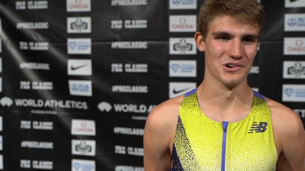 Jackson Spencer After His Final High School Race at PRE
