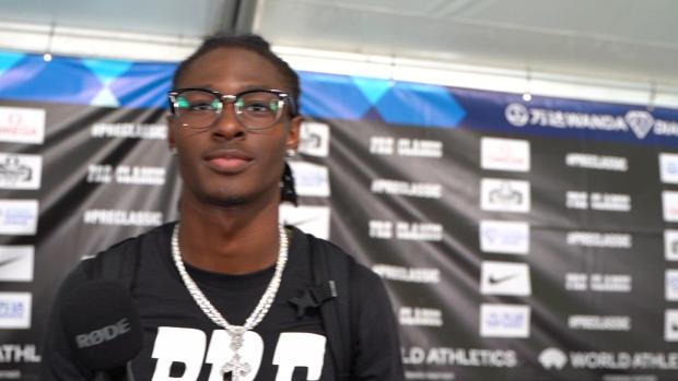 Tate Taylor After Winning Prefontaine Classic 200m